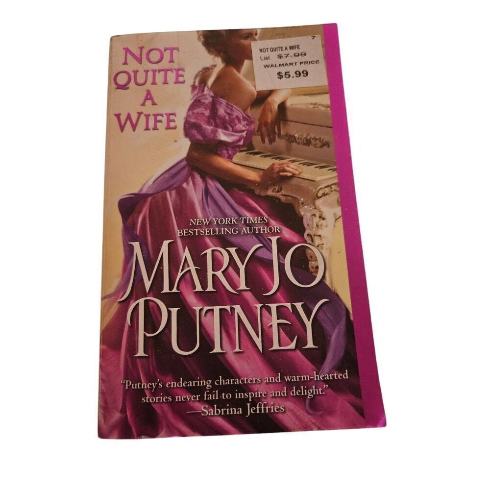 Not quite a wife by Mary Jo Putney zebra historical romance books isbn 978142012